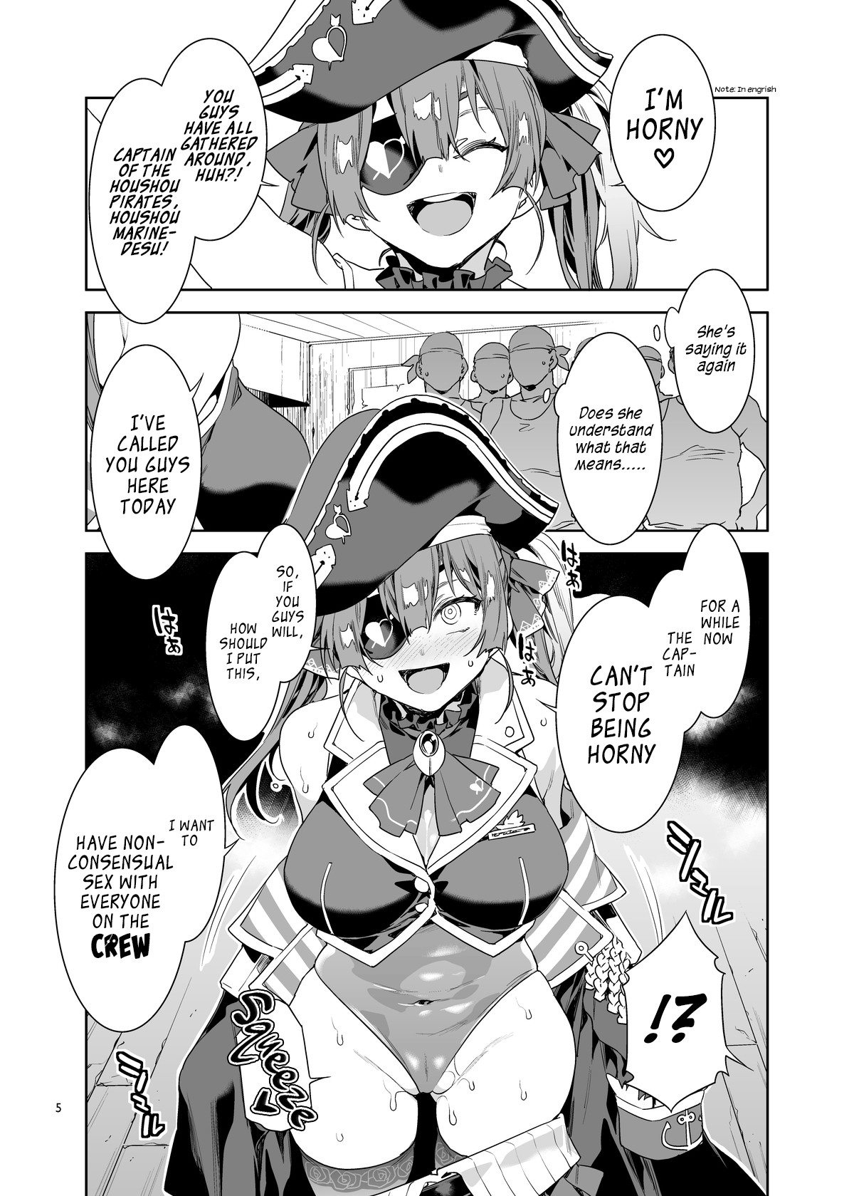 Hentai Manga Comic-Captain Marine Wants to be Raped in a Non-Consensual Manner-Read-3